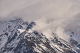 Whiteout fine art landscape print featuring snow-covered New Zealand mountains and foggy alpine terrain. Moody Queenstown photography wall art, perfect for winter interiors. Premium giclée print on archival paper. Ideal for modern home décor, minimalist design, and Scandinavian-style spaces. Available from Melbourne Print Studio, part of the Snowdrift Collection.