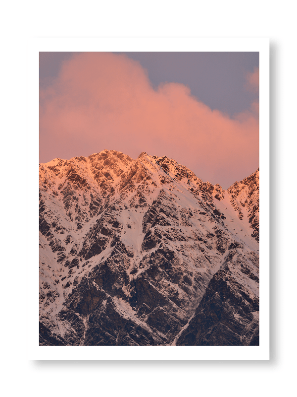 Cloud Top, fine art landscape print, New Zealand mountain photography, snow-capped mountain wall art, moody alpine photo print, designer winter landscape wall art, fog and snow mountain print, Queenstown mountain art print, luxury home décor, fine art photography for interiors, minimalist wall print, contemporary nature photography, premium giclée print, Melbourne Print Studio, Australian Wall Prints, Scandinavian interior art, mountain range photography print, modern landscape wall décor