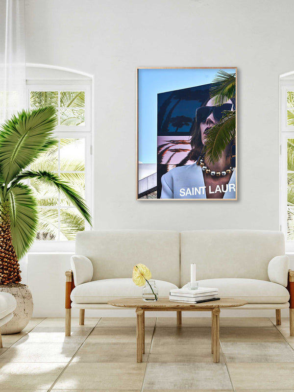 Shop Rodeo Palms Photo Art Print a Fashion Design Art Print and Saint Laurent Fashion Print themed photography wall art print from Giclée Studios wall artwork collection Buy Australian made fine art print poster and framed prints for the home and your interior décor