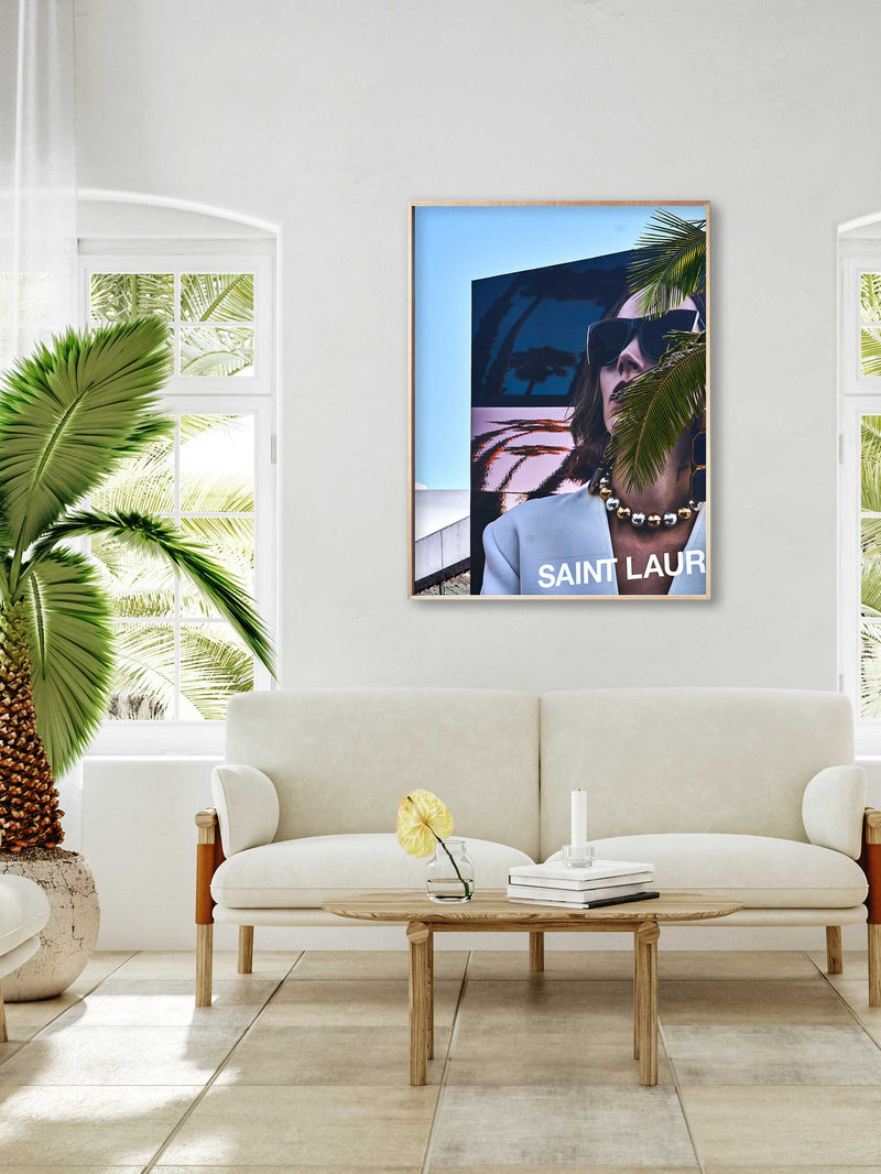 Shop Rodeo Palms Photo Art Print a Fashion Design Art Print and Saint Laurent Fashion Print themed photography wall art print from Giclée Studios wall artwork collection Buy Australian made fine art print poster and framed prints for the home and your interior décor