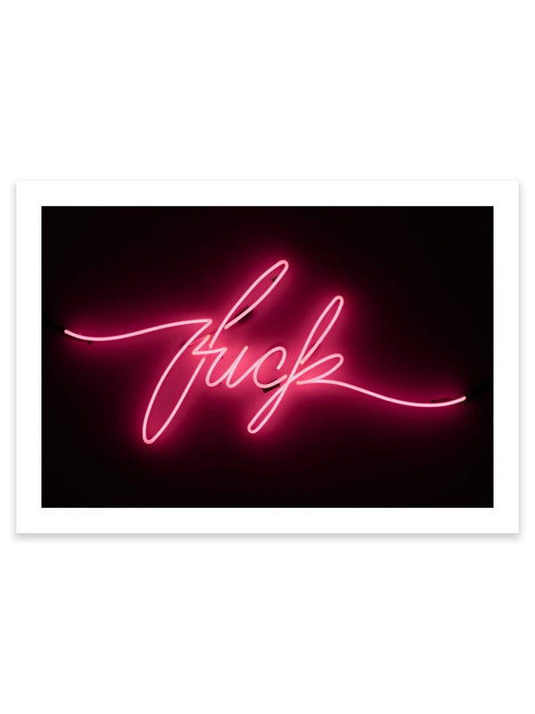 Untitled Neon Print/Black