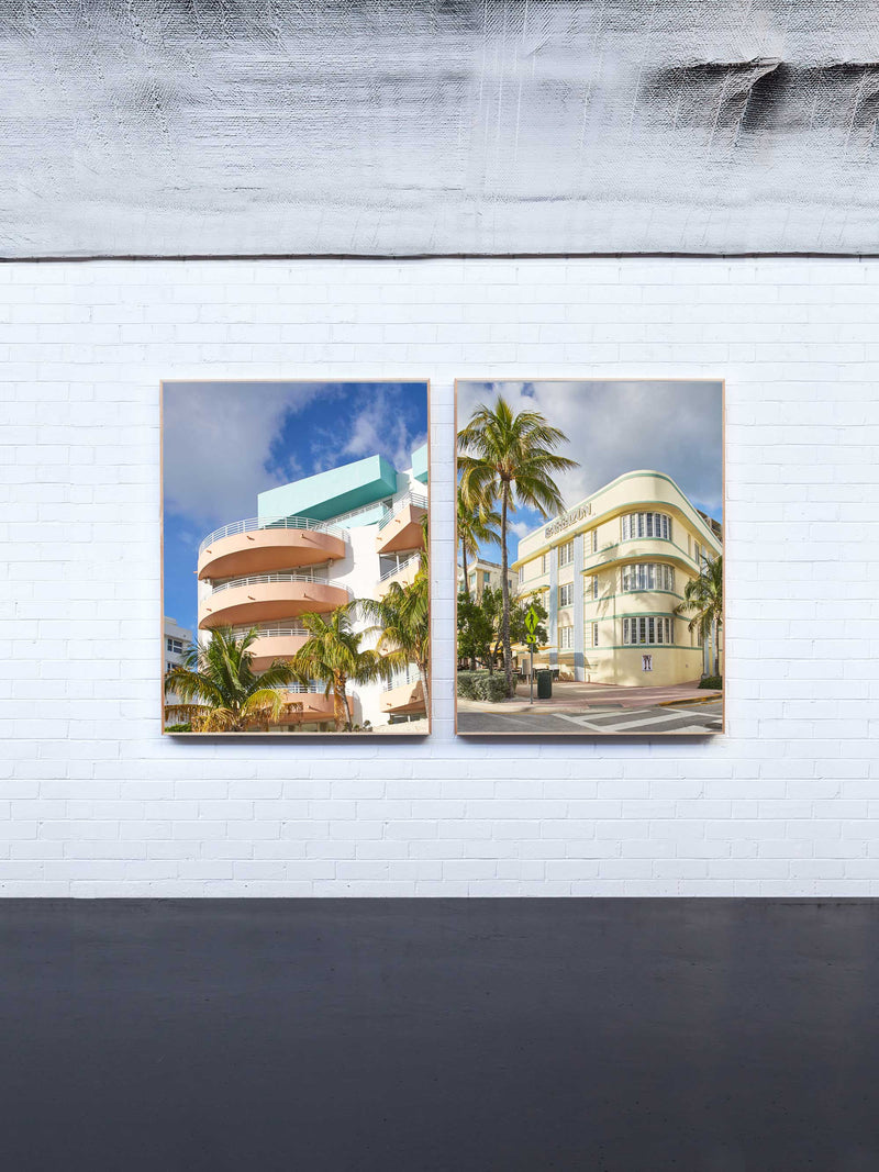 Miami artwork, Miami Poster Art, Mid-Century Architecture Art Print, Mid-Century Architecture Artwork, Architecture Wall Art Print, Architecture photography print, LA Wall Art Print, LA Art Print, interior design art prints, interior design wall art, home décor prints, home décor wall art, wall art prints, Melbourne Print Studio, Australian Wall Art Prints, Los Angeles Wall Art, LA Art, fine-art wall décor. This print option has a white border, so the print has a white border when it is framed.
