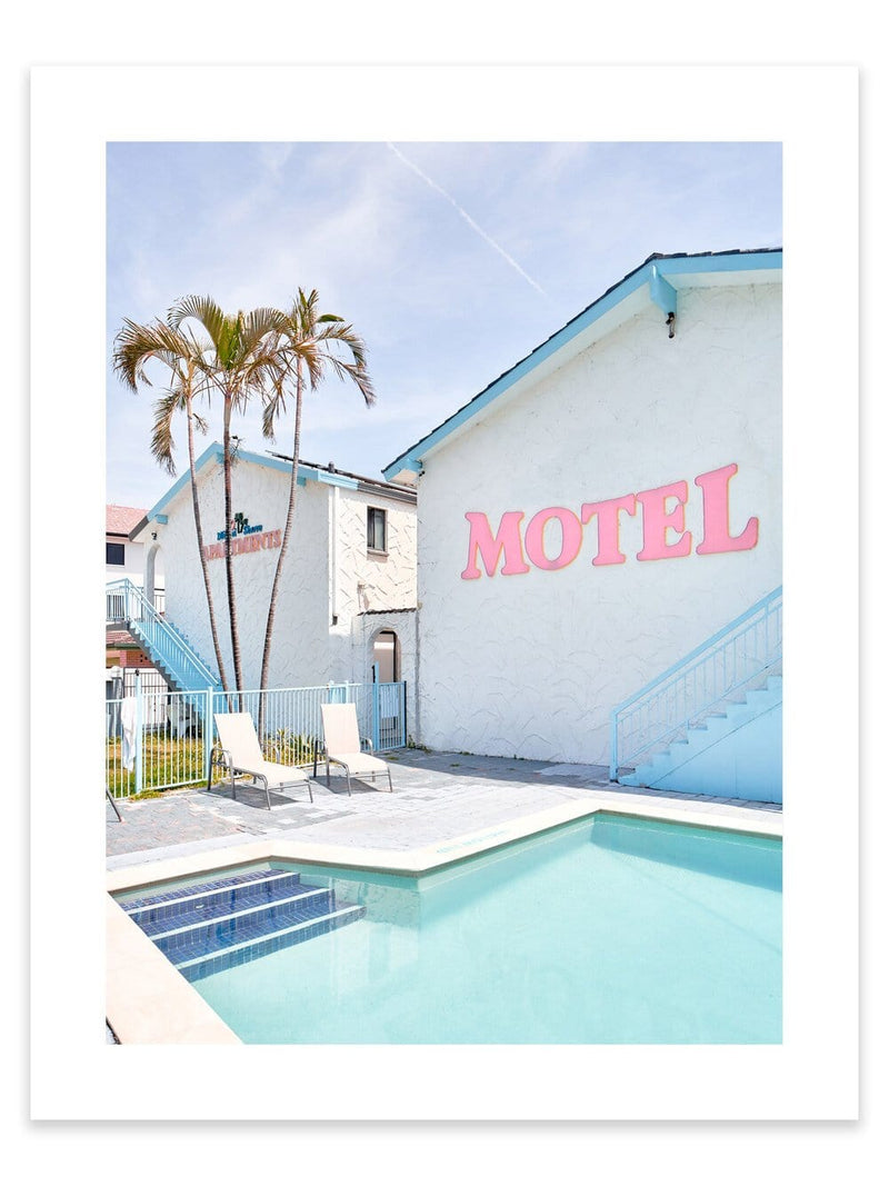 Miami artwork, Miami Poster Art, Mid-Century Architecture Art Print, Mid-Century Architecture Artwork, Architecture Wall Art Print, Architecture photography print, LA Wall Art Print, LA Art Print, interior design art prints, interior design wall art, home décor prints, home décor wall art, wall art prints, Melbourne Print Studio, Australian Wall Art Prints, Los Angeles Wall Art, LA Art, fine-art wall décor. This print option has a white border, so the print has a white border when it is framed.