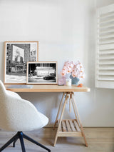 Designer B&W Art Print, designer street photography print of a Saint Laurent billboard poster, and NYC streetscape art print, fashion prints, interior design prints, interior design wall art, home décor prints, home décor wall art, wall art prints, Melbourne Print Studio, Australian Wall Prints, Los Angeles Wall Art, LA Art, fine-art wall décor and interior design. Jacquemus, Old Celine (Céline), Prada, Yves Saint Laurent, Bottega Veneta (New Bottega) and Louis Vuitton. 