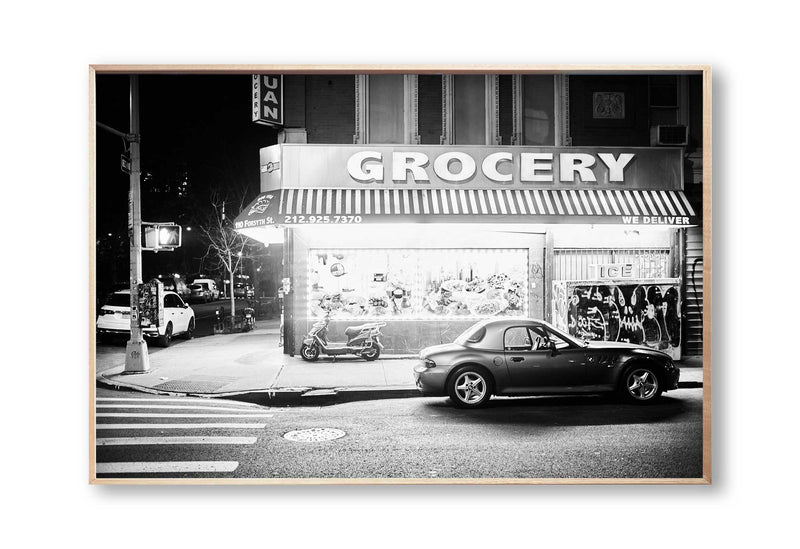 Designer B&W Art Print, designer street photography print of a Saint Laurent billboard poster, and NYC streetscape art print, fashion prints, interior design prints, interior design wall art, home décor prints, home décor wall art, wall art prints, Melbourne Print Studio, Australian Wall Prints, Los Angeles Wall Art, LA Art, fine-art wall décor and interior design. Jacquemus, Old Celine (Céline), Prada, Yves Saint Laurent, Bottega Veneta (New Bottega) and Louis Vuitton.