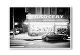 Designer B&W Art Print, designer street photography print of a Saint Laurent billboard poster, and NYC streetscape art print, fashion prints, interior design prints, interior design wall art, home décor prints, home décor wall art, wall art prints, Melbourne Print Studio, Australian Wall Prints, Los Angeles Wall Art, LA Art, fine-art wall décor and interior design. Jacquemus, Old Celine (Céline), Prada, Yves Saint Laurent, Bottega Veneta (New Bottega) and Louis Vuitton.
