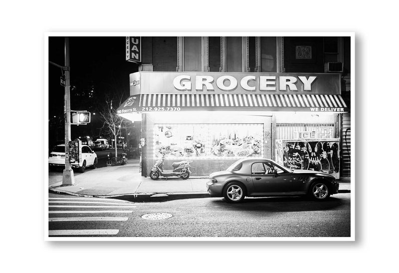 Designer B&W Art Print, designer street photography print of a Saint Laurent billboard poster, and NYC streetscape art print, fashion prints, interior design prints, interior design wall art, home décor prints, home décor wall art, wall art prints, Melbourne Print Studio, Australian Wall Prints, Los Angeles Wall Art, LA Art, fine-art wall décor and interior design. Jacquemus, Old Celine (Céline), Prada, Yves Saint Laurent, Bottega Veneta (New Bottega) and Louis Vuitton.
