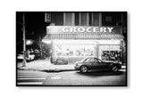 Designer B&W Art Print, designer street photography print of a Saint Laurent billboard poster, and NYC streetscape art print, fashion prints, interior design prints, interior design wall art, home décor prints, home décor wall art, wall art prints, Melbourne Print Studio, Australian Wall Prints, Los Angeles Wall Art, LA Art, fine-art wall décor and interior design. Jacquemus, Old Celine (Céline), Prada, Yves Saint Laurent, Bottega Veneta (New Bottega) and Louis Vuitton.