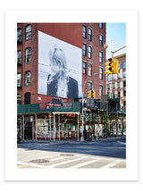 High-end designer street photography print of a Saint Laurent billboard poster, designer Saint Laurent street photography print poster, NYC streetscape art print, fashion print, interior design prints, interior design wall art, home décor prints, Melbourne Print Studio, Australian Wall Prints, Los Angeles Wall Art, LA Art, fine-art wall décor and interior design. Jacquemus, Old Celine (Céline), Prada, Yves Saint Laurent, Chanel Art Print, Bottega Veneta (New Bottega) and Louis Vuitton Art.