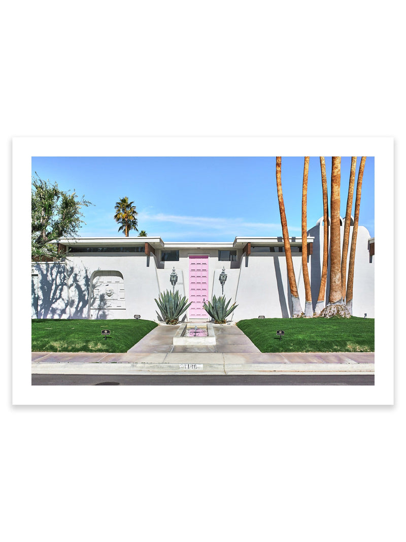 Palm Springs artwork, Palm Springs Poster Art, Palm Springs Art Print, That Pink Door Art Print, That Pink Door Palm Springs, Palm Springs photography print, LA Wall Art Print, LA Art Print, interior design art prints, interior design wall art, home décor prints, home décor wall art, wall art prints, Melbourne Print Studio, Australian Wall Art Prints, Los Angeles Wall Art, LA Art, fine-art wall décor and interior design. This print artwork has a white border, when framed will have a white border.