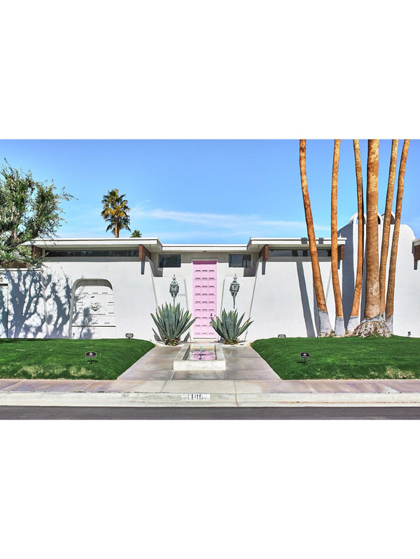 Palm Springs artwork, Palm Springs Poster Art, Palm Springs Art Print, That Pink Door Art Print, That Pink Door Palm Springs, Palm Springs photography print, LA Wall Art Print, LA Art Print, interior design art prints, interior design wall art, home décor prints, home décor wall art, wall art prints, Melbourne Print Studio, Australian Wall Art Prints, Los Angeles Wall Art, LA Art, fine-art wall décor and interior design. This print artwork has no border, the print goes all the way to the edge when framed. 